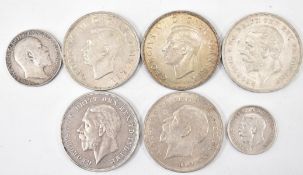 COLLECTION OF 20TH CENTURY SILVER UK CURRENCY