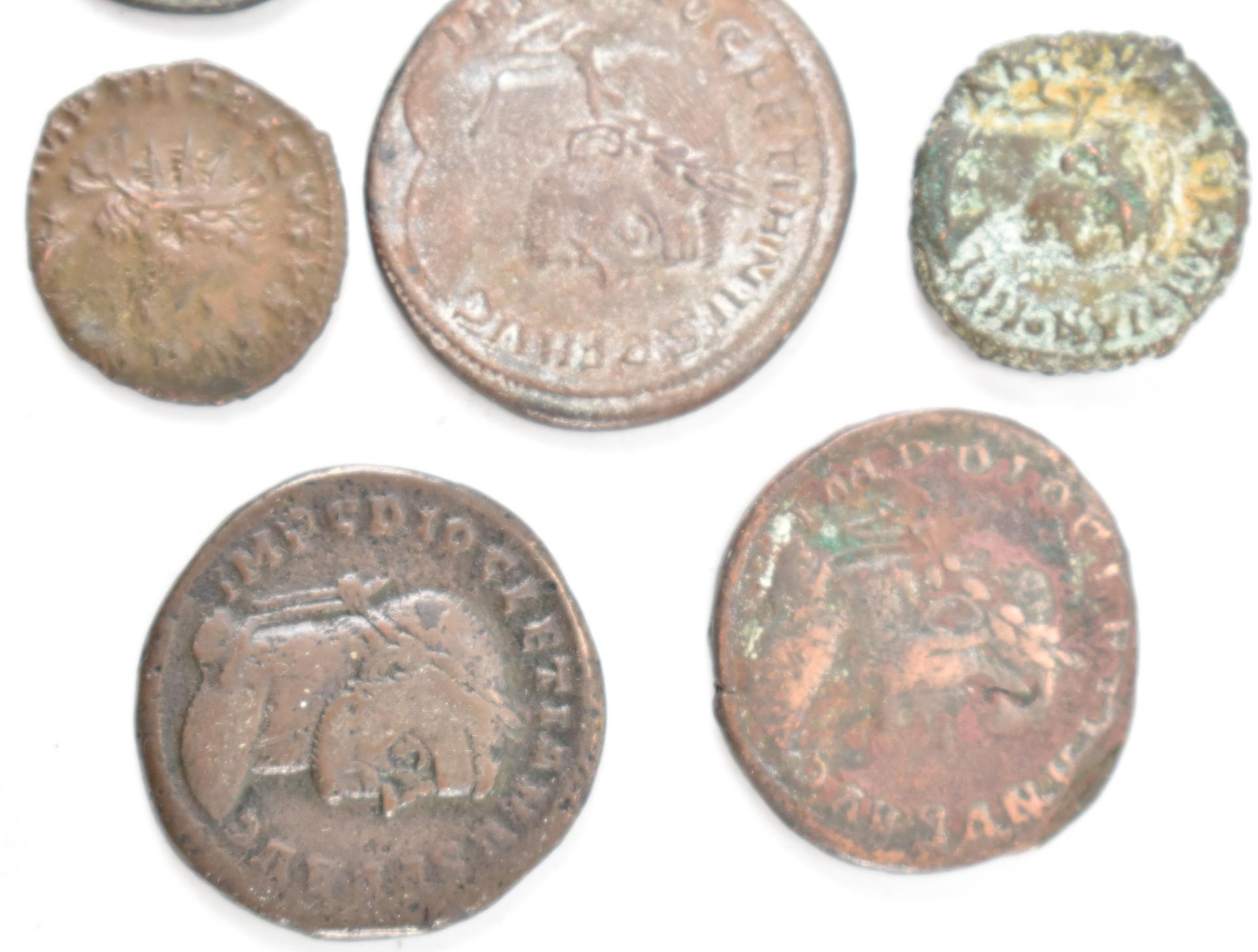 COLLECTION OF TEN ROMAN IMPERIAL COINS - Image 3 of 4