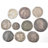 COLLECTION OF TEN ROMAN IMPERIAL COINS