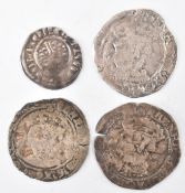 COLLECTION OF FOUR MEDIEVAL 13TH CENTURY COINS
