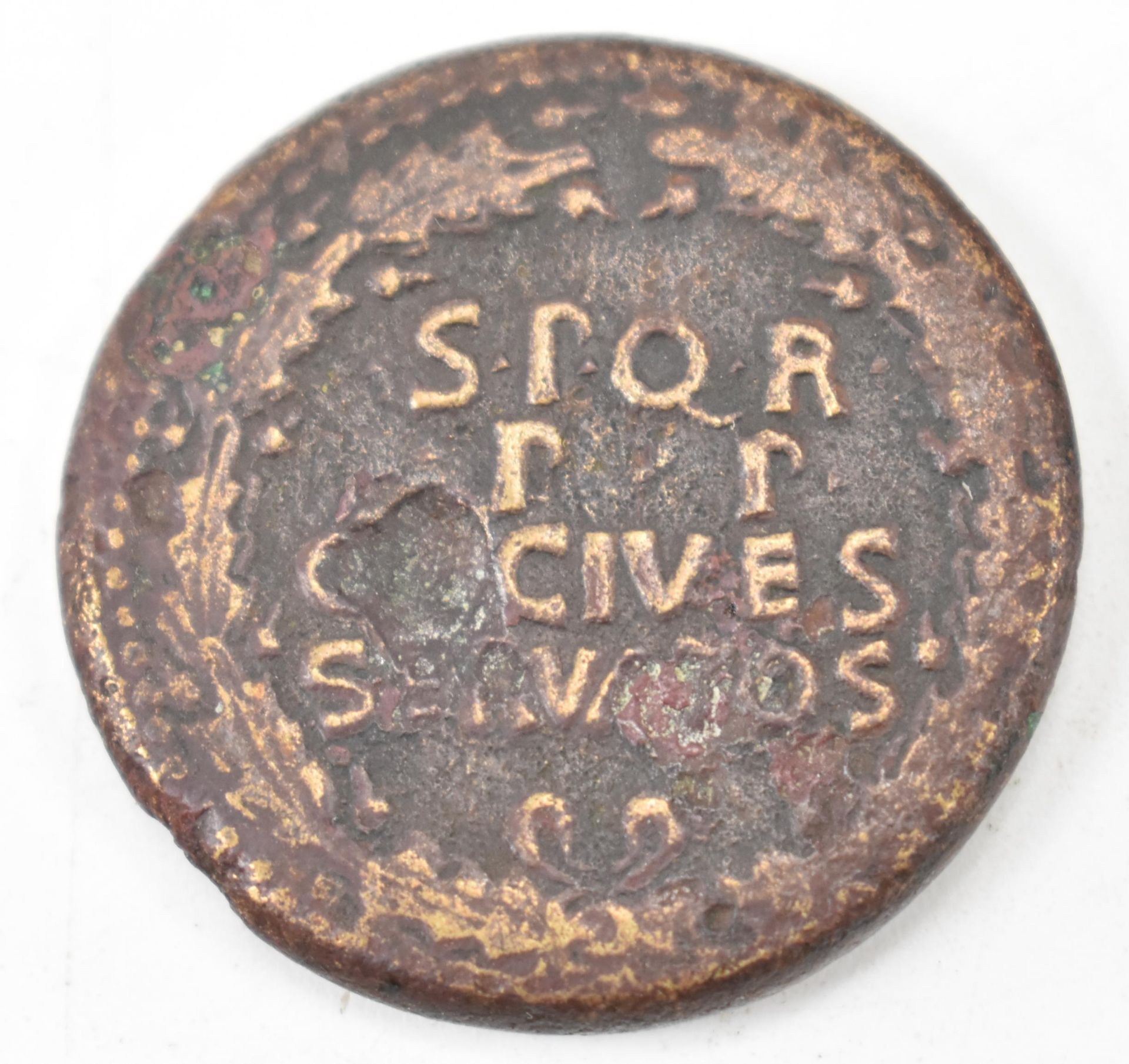 1ST CENTURY ROMAN CALIGULA BONZE SERSTERTIUS COIN - Image 2 of 2