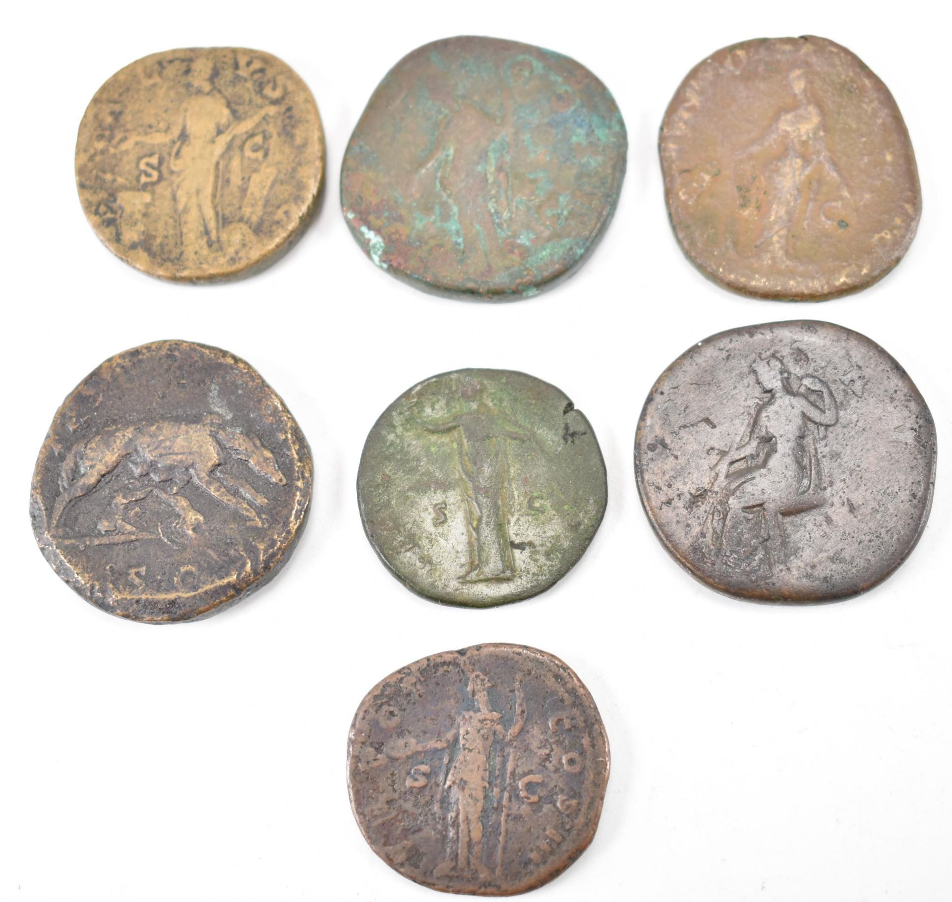 COLLECTION OF SEVEN ROMAN IMPERIAL COINS FROM THE REIGN OF VESPASIAN - Image 2 of 2