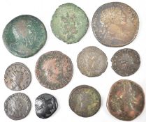 COLLECTION OF ELEVEN ROMAN IMPERIAL COINS