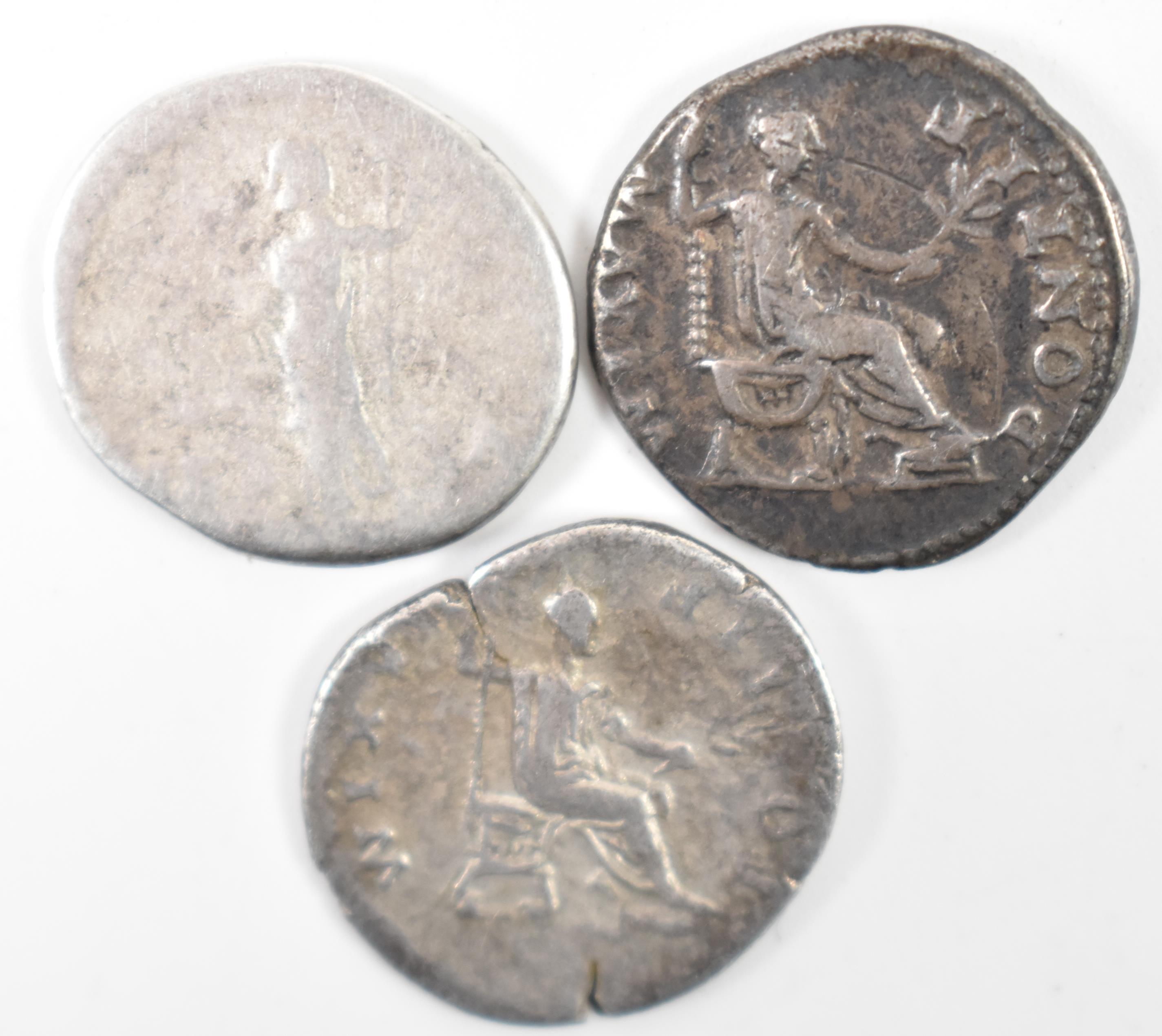 COLLECTION OF THREE SILVER DENARIUS FROM THE REIGN OF VESPASIAN - Image 2 of 2
