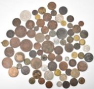 COLLECTION OF 70 WORLD COINS