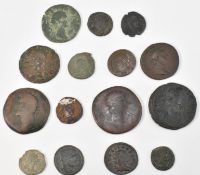 LARGE COLLECTION OF ROMAN COINS (AD 50 - 400AD)