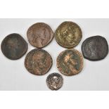 SEVEN ROMAN IMPERIAL COINS FROM THE REIGN OF COMMODUS