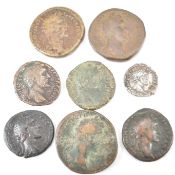 EIGHT ROMAN IMPERIAL COINS FROM THE REIGN OF ANTONINUS PIUS