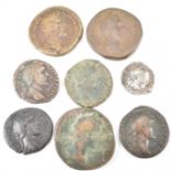 EIGHT ROMAN IMPERIAL COINS FROM THE REIGN OF ANTONINUS PIUS