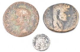 THREE ANCIENT AUGUSTAN ERA ROMAN IMPERIAL COINS