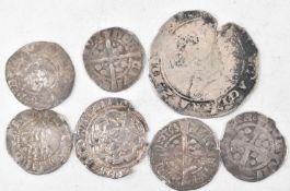 COLLECTION OF MEDIEVAL 13TH CENTURY AND LATER SILVER PENNIES AND COINS