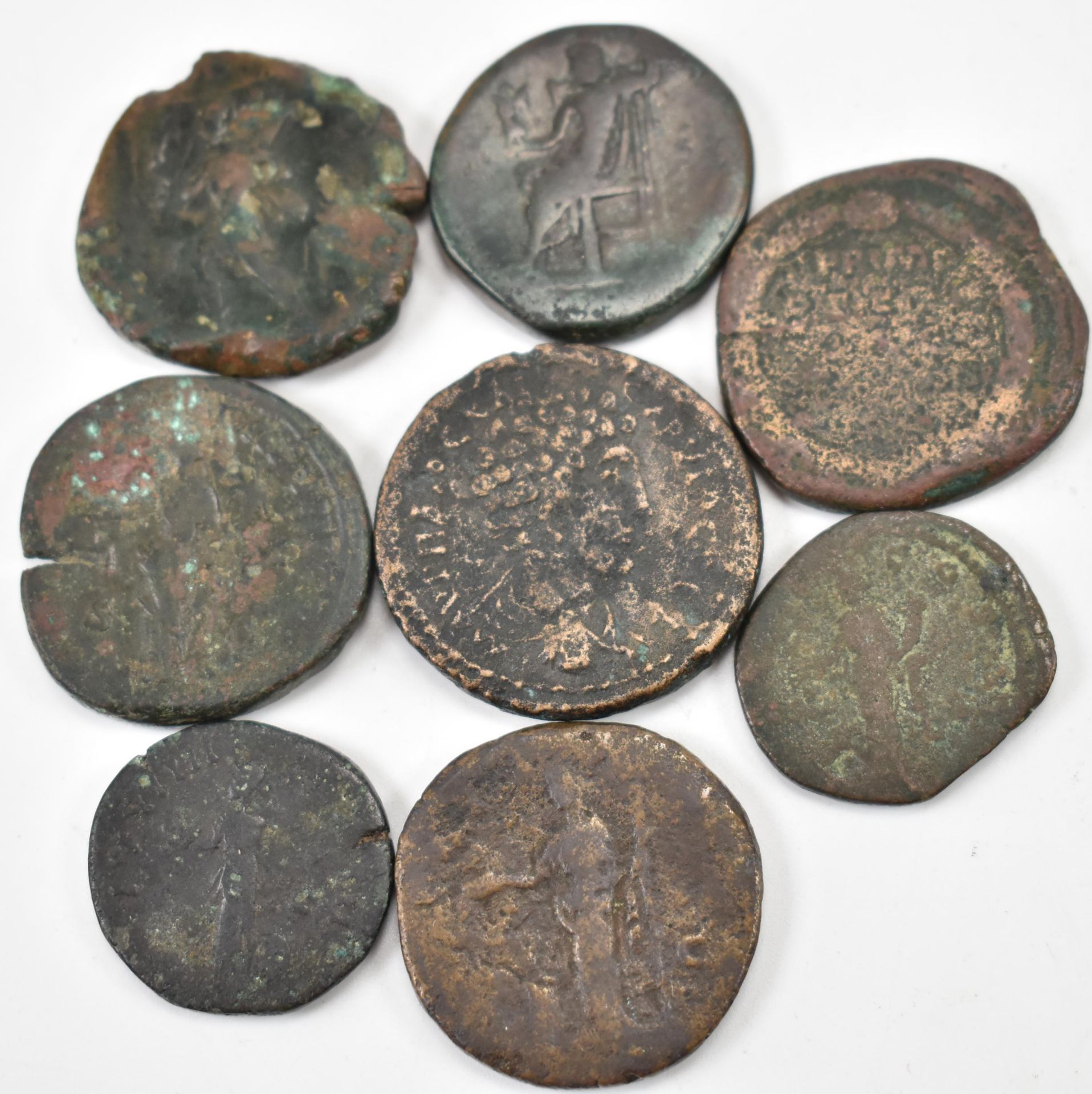 EIGHT ROMAN IMPERIAL COINS FROM MARCUS AURELIUS - Image 4 of 4