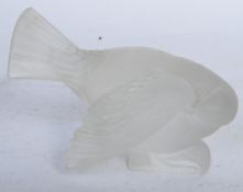 20TH CENTURY ART DECO LALIQUE GLASS BIRD