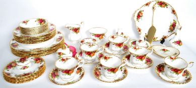 COLLECTION OF 20TH CENTURY ROYAL ALBERT OLD COUNTRY ROSES CHINA