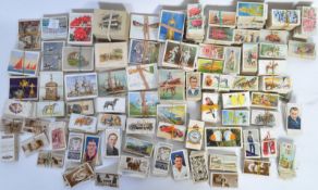 A LARGE COLLECTION OF VINTAGE 20TH CENTURY CIGARETTE CARDS