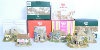 COLLECTION OF BOXED LILLIPUT LANE SCULPTURES