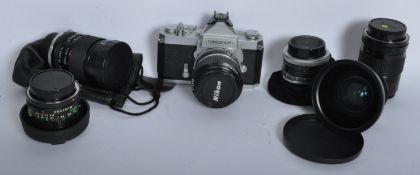 COLLECTION OF PHOTOGRAPHIC CAMERAS & LENS