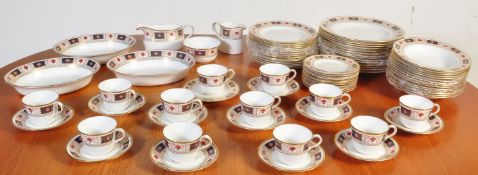 COLLECTION OF 20TH CENTURY ROYAL CROWN DERBY BORDER CHINA