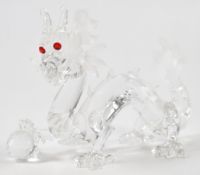 SWAROVSKI CRYSTAL CHINESE ZODIAC DRAGON FIGURINE