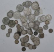 COLLECTION 19TH & EARLY 20TH CENTURY SILVER COINS