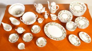 LARGE STAFFORDSHIRE BONE CHINA TEA & DINNER SERVICE