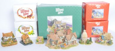 COLLECTION OF VINTAGE LILLIPUT LANE SCULPTURES