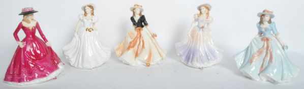 COLLECTION OF ROYAL WORCESTER BONE CHINA FIGURES