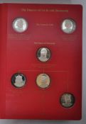 KINGS AND QUEENS OF ENGLAND FIRST EDITION STERLING SILVER SET