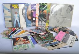 COLLECTION OF VINTAGE 20TH CENTURY 45S AND LP RECORDS