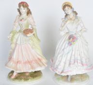 ROYAL WORCESTER FESTIVE COUNTRY DAYS BONE CHINA FIGURES