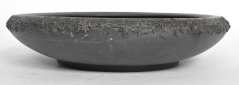 VINTAGE 20TH CENTURY BLACK BASALT JASPERWARE BOWL