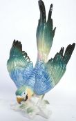 LARGE GERMAN KARL ENS PORCELAIN MACAW PARROT FIGURINE