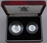 BRITISH SILVER FIVE PENCE ROYAL MINT PROOF COIN SET