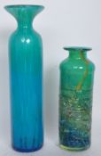 MDINA - MICHAEL HARRIS - TWO MID CENTURY ART GLASS VASES