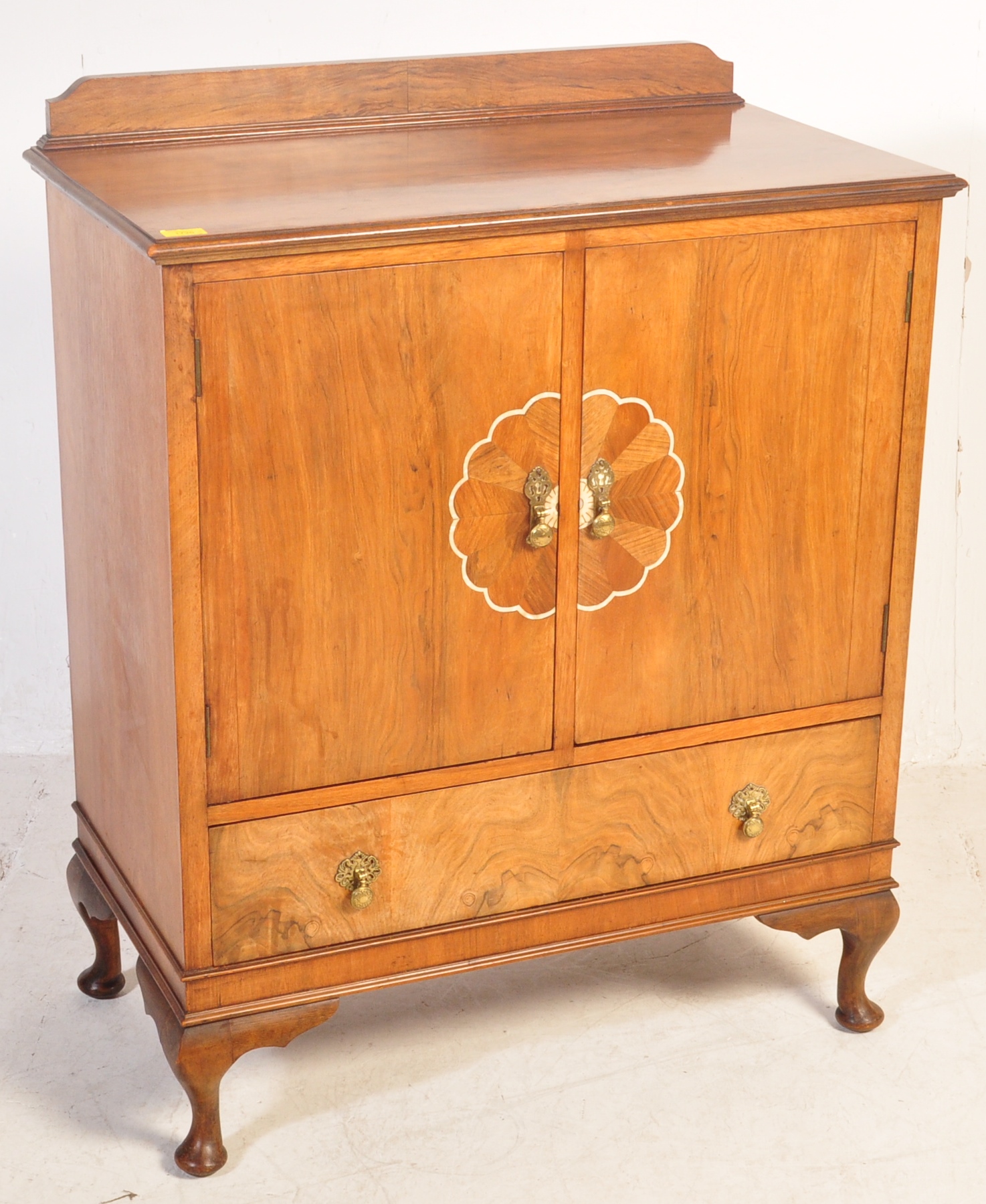 ART DECO 1930S WALNUT TALLBOY CHEST OF DRAWERS - Image 2 of 9