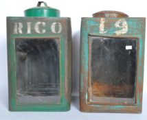 TWO MID CENTURY METAL GAS CANS