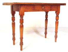 19TH CENTURY VICTORIAN MAHOGANY HALL WRITING TABLE