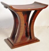 20TH CENTURY ASHANTI AFRICAN HARDWOOD STOOL