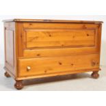 CONTEMPORARY COUNTRY PINE COFFER CHEST