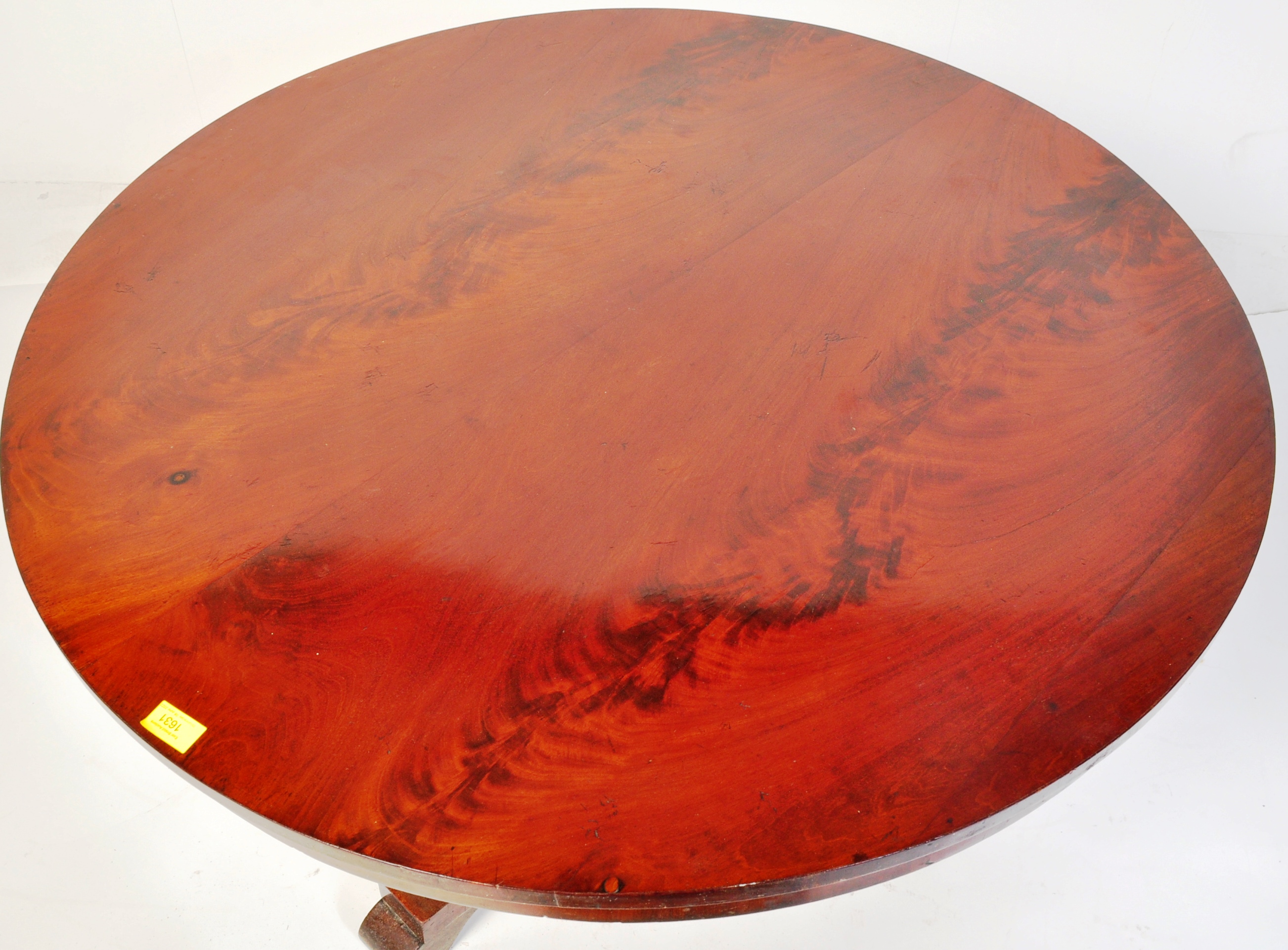 19TH CENTURY WILLIAM IV ROSEWOOD TILT TOP LOO TABLE - Image 3 of 7