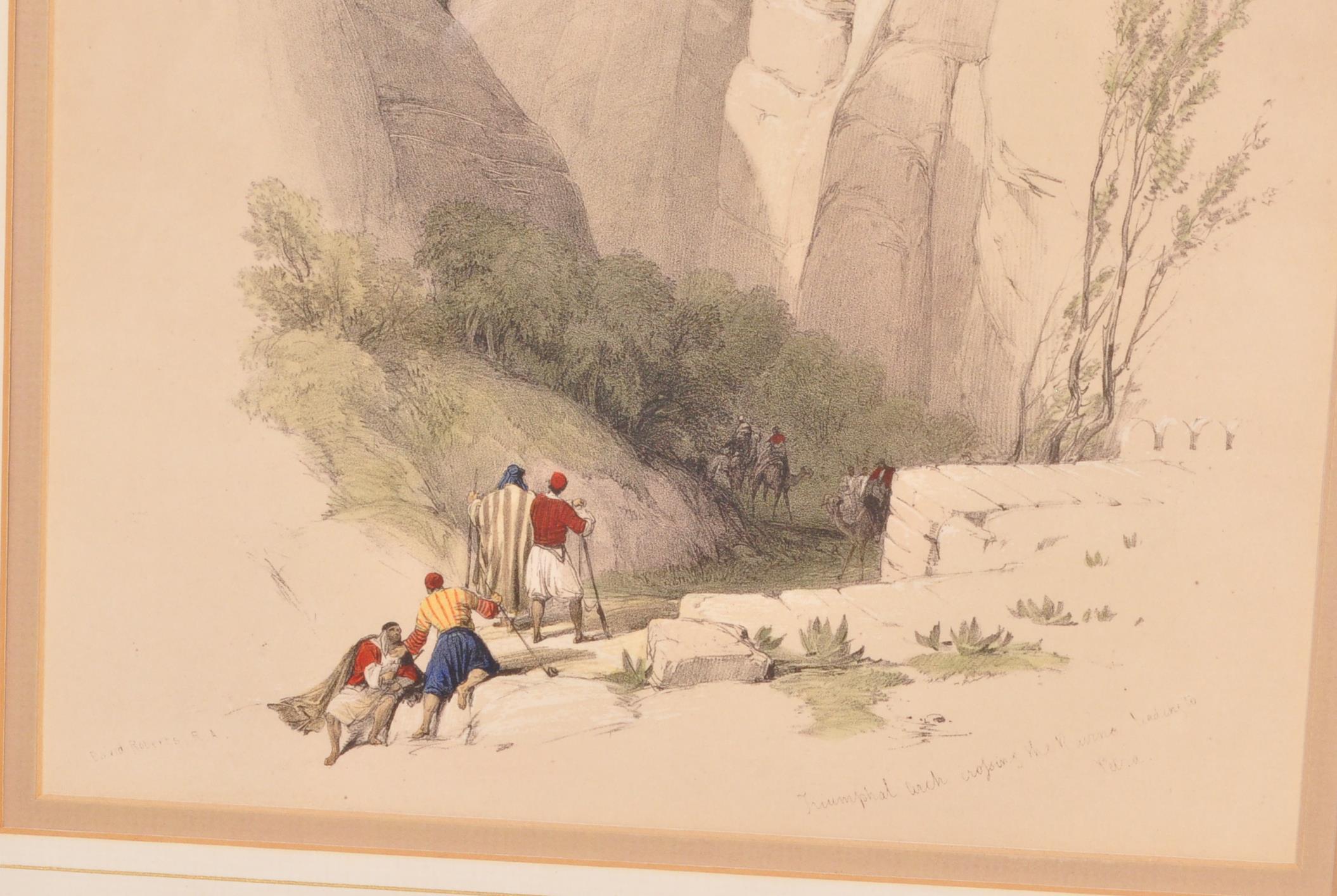 AFTER DAVID ROBERTS (1796-1864) THE HOLY LAND LIHTOGRAPH PRINT - Image 2 of 5