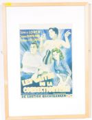 VINTAGE 20TH ITALIAN REPRODUCTION FILM POSTER