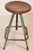 RETRO MID 20TH CENTURY ADJUSTABLE STOOL