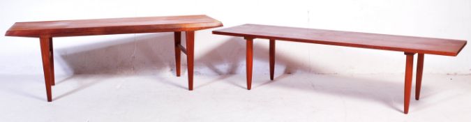 TWO VINTAGE MID 20TH CENTURY TEAK COFFEE TABLES