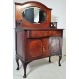 EDWARDIAN MAHOGANY MIRROR BACK SIDEBOARD