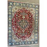 20TH CENTURY PERSIAN ISLAMIC ORIENTAL KESHAN RUG