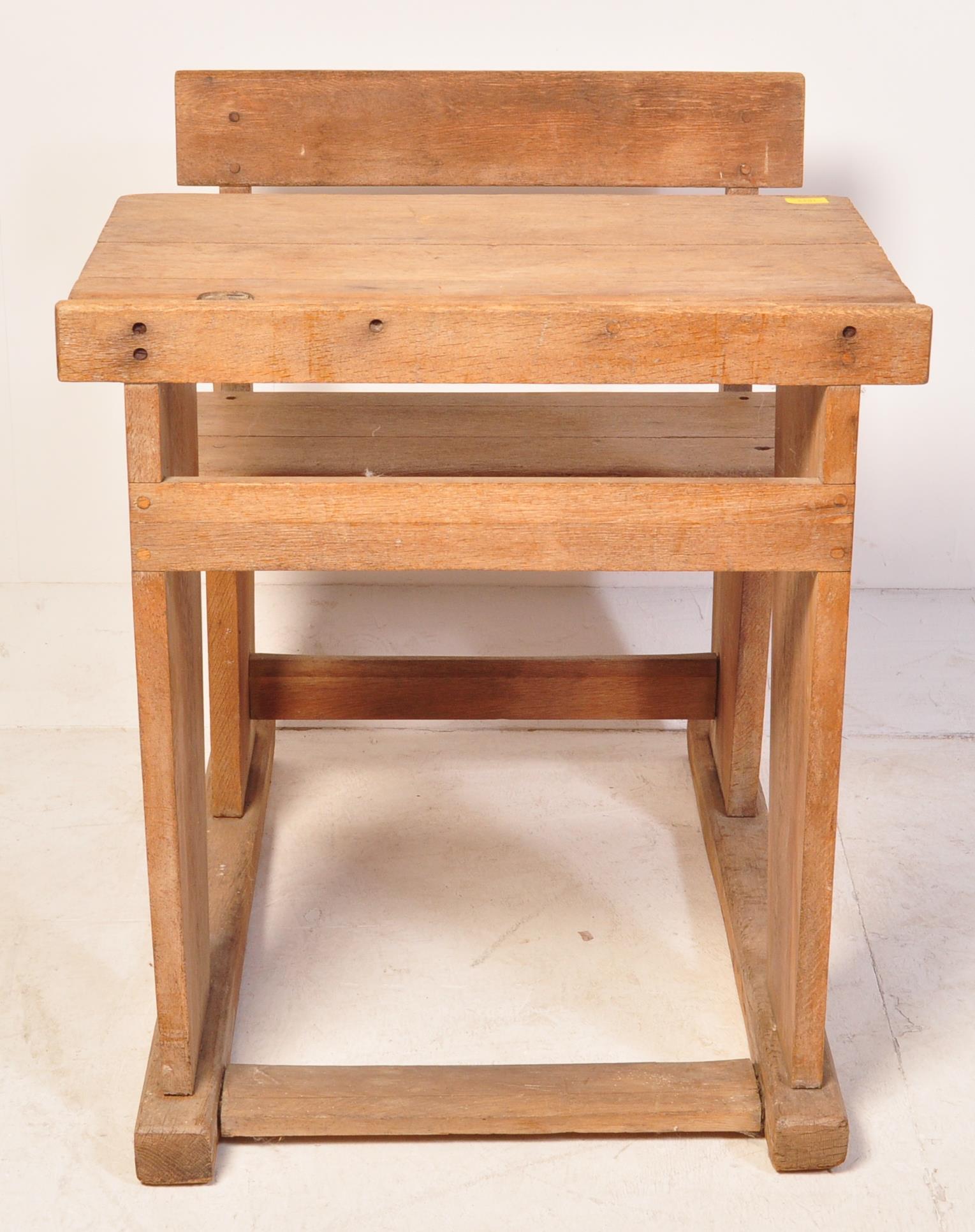 19TH CENTURY VICTORIAN PINE SCHOOL DESK - Image 8 of 10