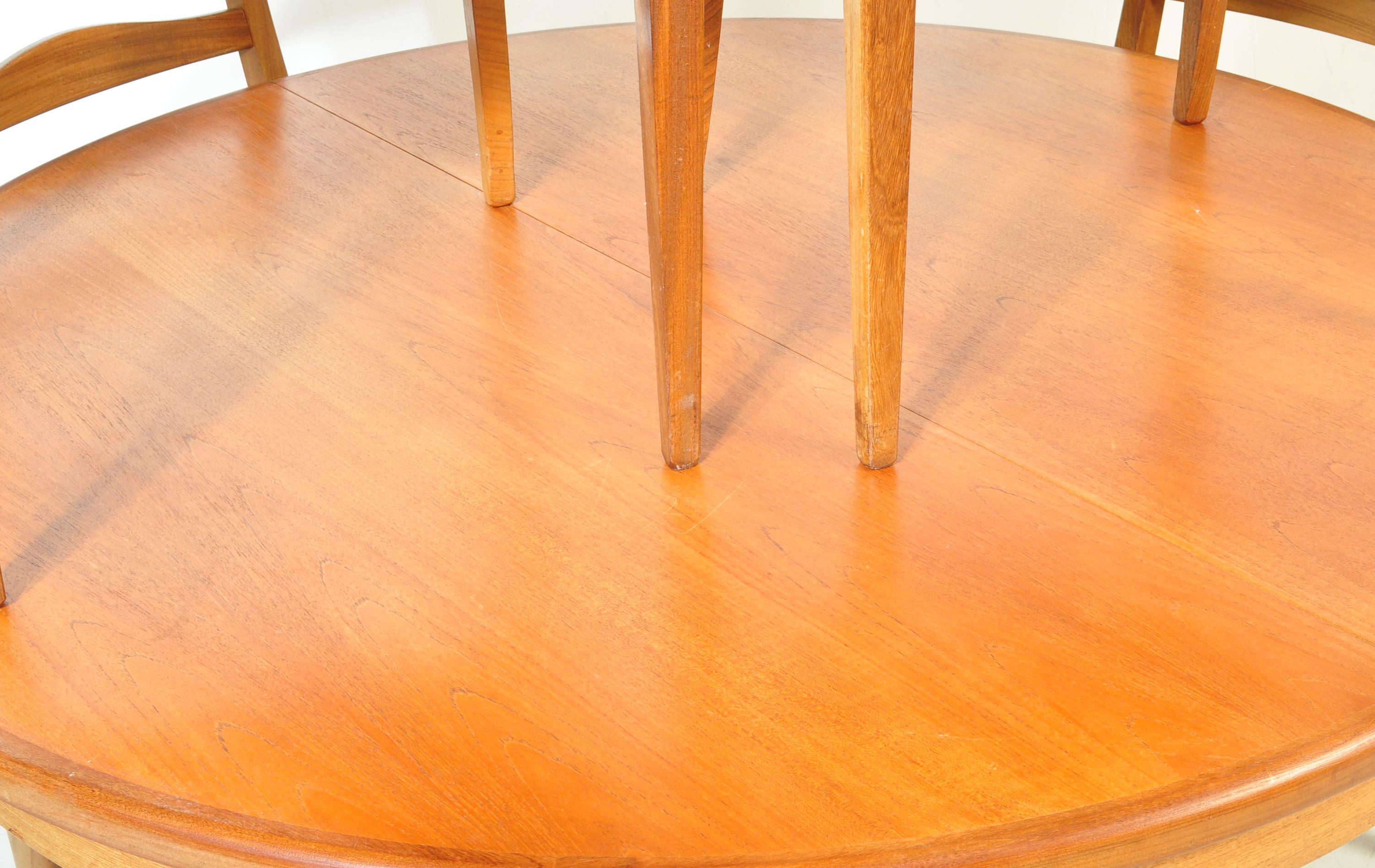 G PLAN - TEAK DINING CHAIRS & TABLE - RETRO MID 20TH CENTURY - Image 8 of 8