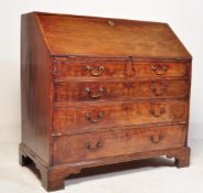 19TH CENTURY GEORGE III MAHOGANY WRITING BUREAU