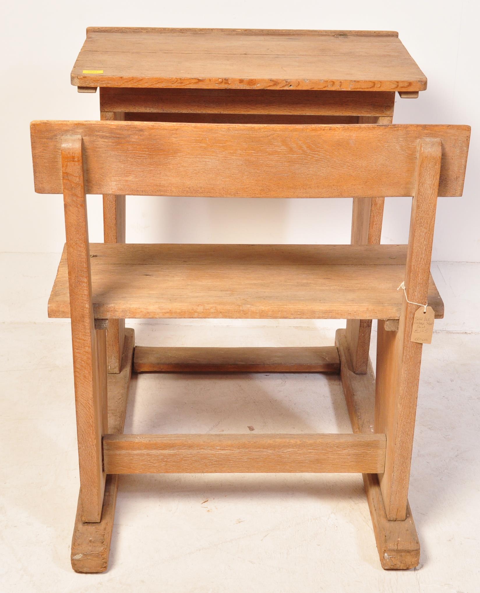 19TH CENTURY VICTORIAN PINE SCHOOL DESK - Image 7 of 10